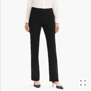 J Crew Edie Trousers Black